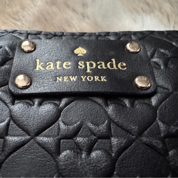 Kate Spade Straw Darlington Jackie Handbag Purse with wallet - Picture 8 of 11